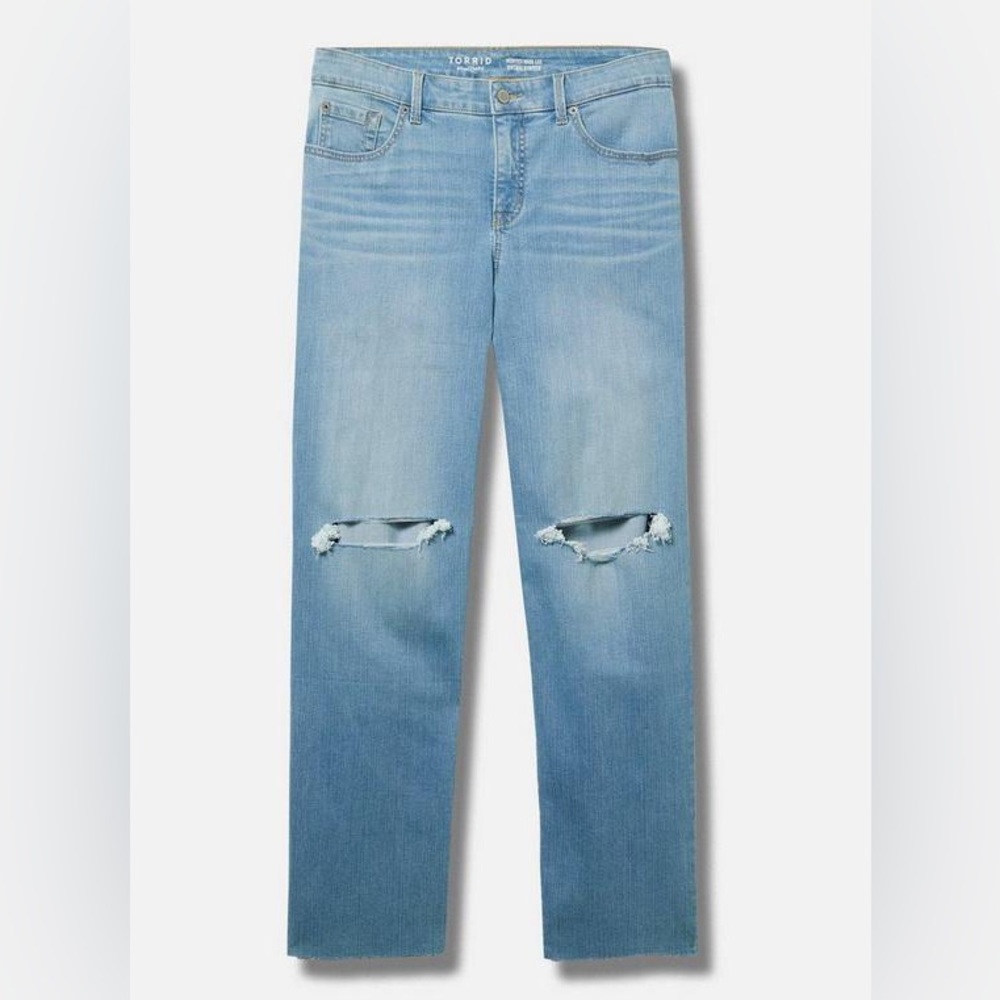 Torrid Light Blue Straight Jeans 24R